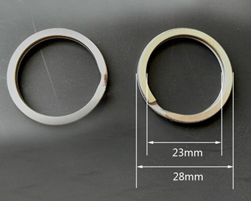 Description Picture 5 of itemOutdoor Hiking Tool Accessories High Strength 100% TC4 Titanium Alloy Keyring Buckle Split Key Ring for Camping Equipment FW136