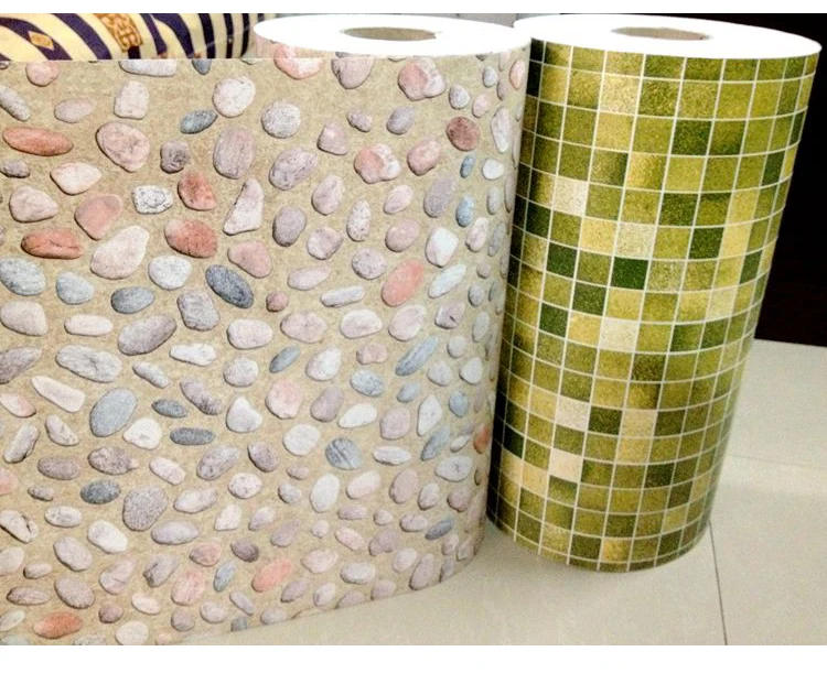 Description Picture 5 of itemPVC Self-Adhesive Home Waterproof Moistureproof Toilet Bathroom Tile Mosaic Wall Stickers Kitchen Stove Oilproof Decorative Film