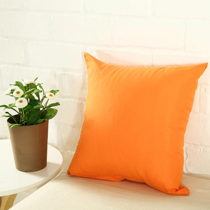 Description Picture 5 of itemYWZN Candy Color Cushion Cover Simple Solid Color Throw Pillow Case Black and White Decorative Pillowcase Car Cushion Cover