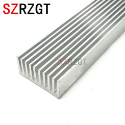 2 piece 300x 25x 12MM 4 x 3W /12 x 1W LED HeatsinkAluminum Heat Sink Radiator for IC Electronic Chipset heat dissipation