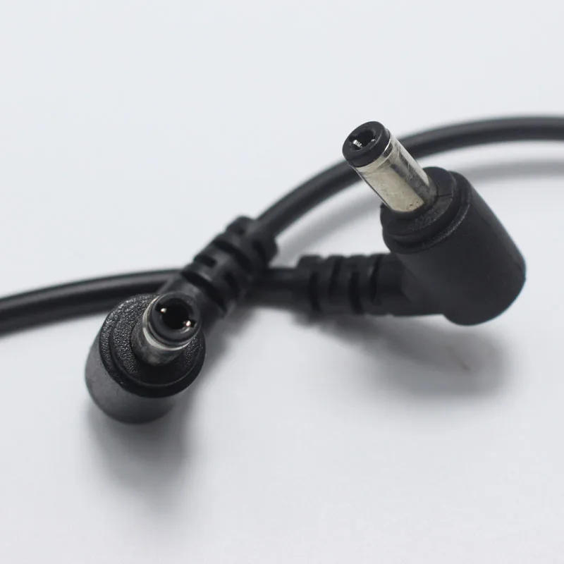 Description Picture 3 of item1pcs 22AWG DC Power Plug L-shaped 5.5X2.5mm / 5.5*2.5 male 90 Right Angle Jack with Cord Connector Cable 30cm