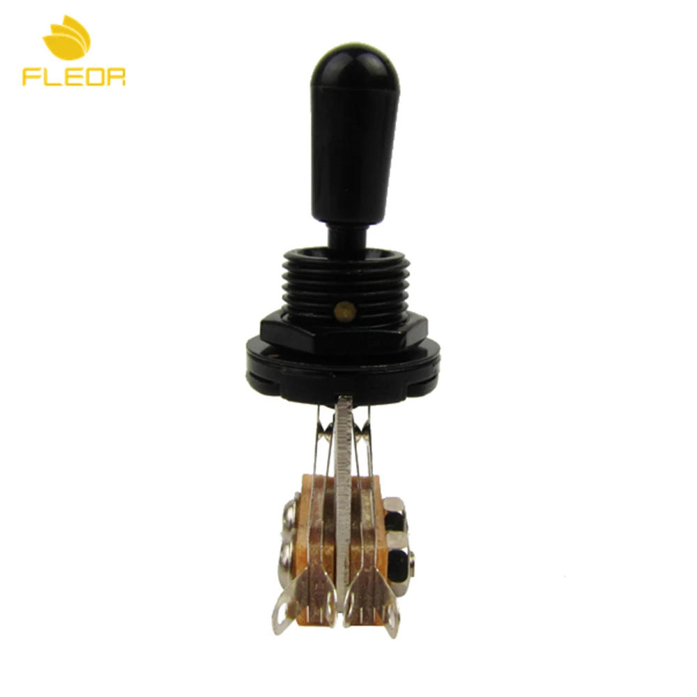 Description Picture 5 of itemFLEOR Electric Guitar Switch Guitar Selector Pickup 3 Way Toggle Switch with Black Knob for Guitar Parts & Accessories