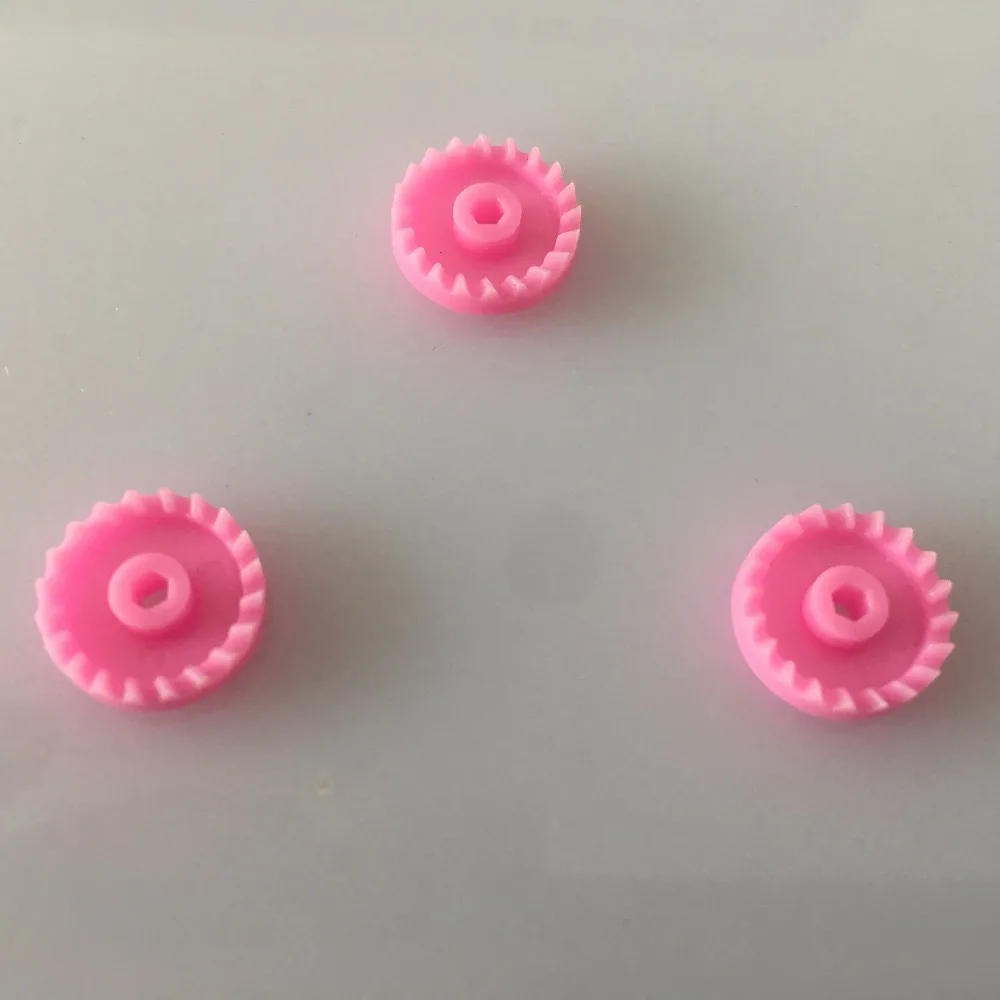 Description Picture 2 of item3pcs Sale K943 Pink Color Single-deck Crown Gear DIY Model Making Gears Toy Car Free Shipping Brasil