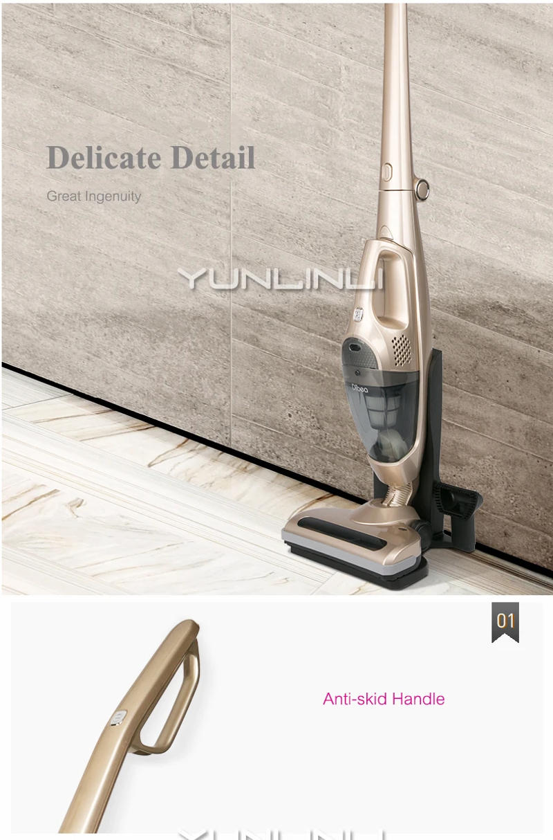 Description Picture 6 of itemWireless Vacuum Cleaner Household Handheld Dry Electric Vacuum Sweeper Dust Catcher LW-1