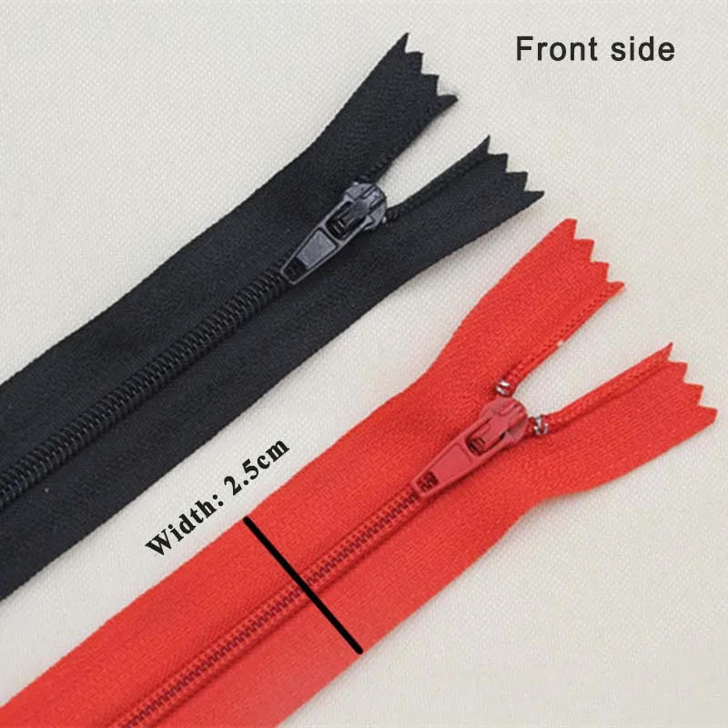 Description Picture 2 of item5/10/20pcs 30cm 35cm 40cm Nylon Coil Zippers for Tailor Sewing Crafts Nylon Zipper For DIY Clothes Trousers Bag Garment Bulk