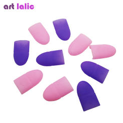 10 Pcs/Lot Nail Art UV Gel Polish Remover Soak off Cap Clip Random Color Nail Art Tools for Professional Use