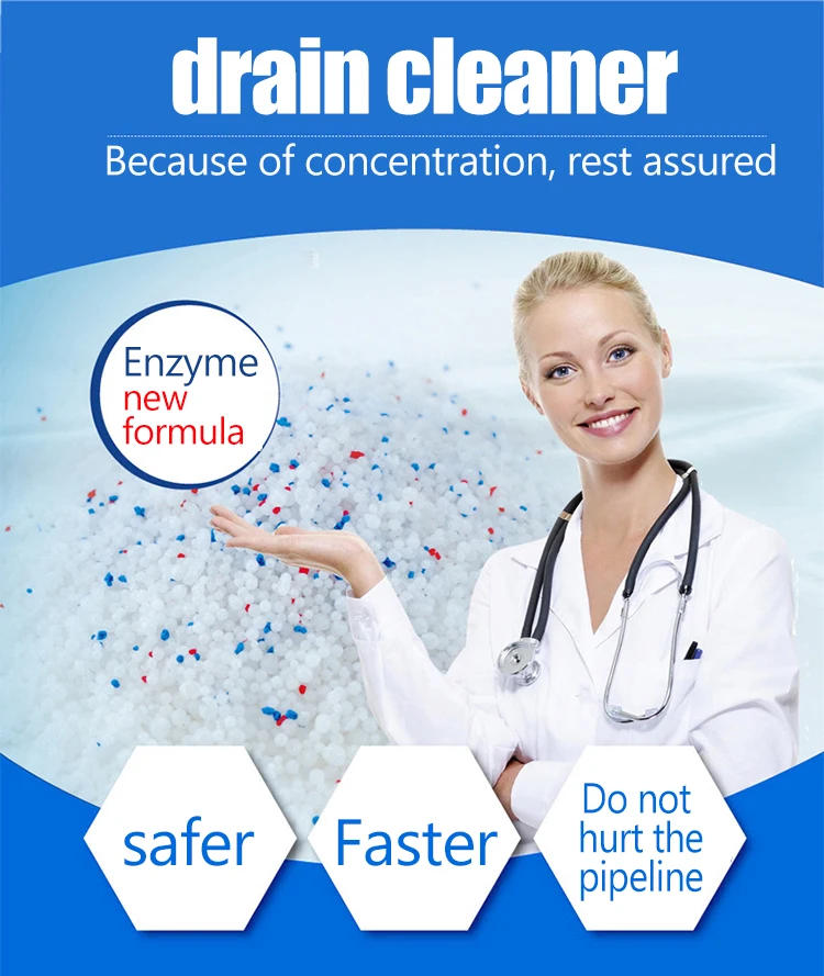 Description Picture 3 of itemHousehold drain cleaner deodorant kitchen toilet bathtub sewer cleaning powder Pipe dredging tool Prevent blockage Fast delivery