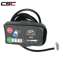 EBike Parts 36V 48V LED 880 Electric Bike Accessories Control Panel Bicycle LED880 Display for KT Controller