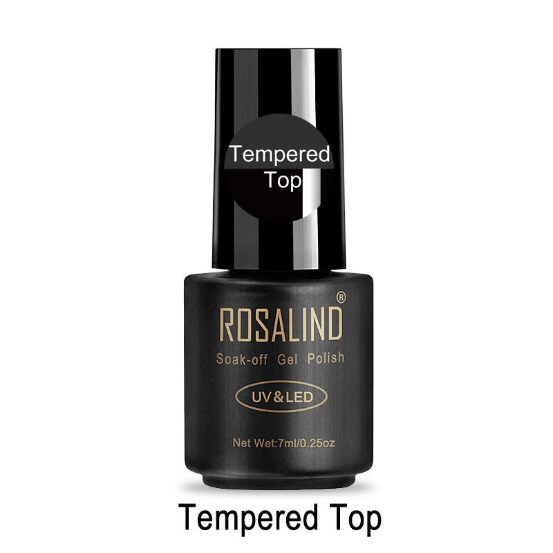 Description Picture 5 of itemROSALIND Gel Nail Polish Top Base Coat Long Lasting Reinforce 7ml Transparent Manicure UV Primer Gel Lacquer Nail Art Base Coat