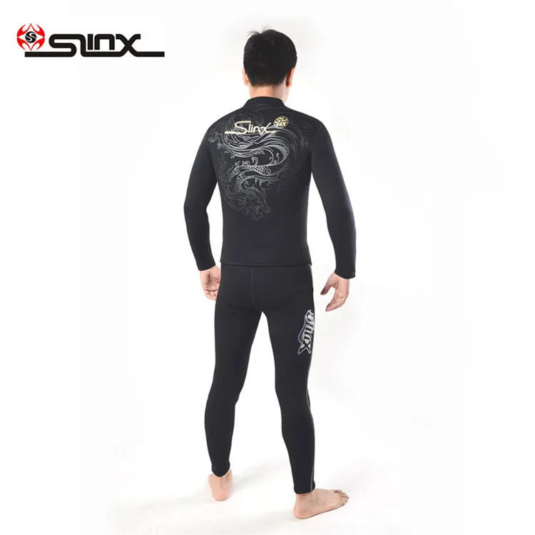 Description Picture 5 of itemSlinx 5mm Diving Wetsuit Jackets Men Neoprene Jacket for Diving Kitesurfing Clothes Suit Front Zip
