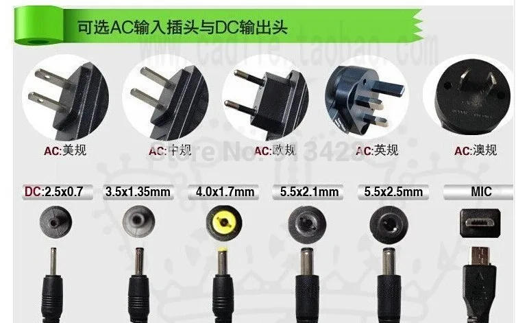 Description Picture 6 of item1PCS  high quality 9v AC Adapter Power Supply for Video Game Console ATARI 2600 EU US UK AU plug