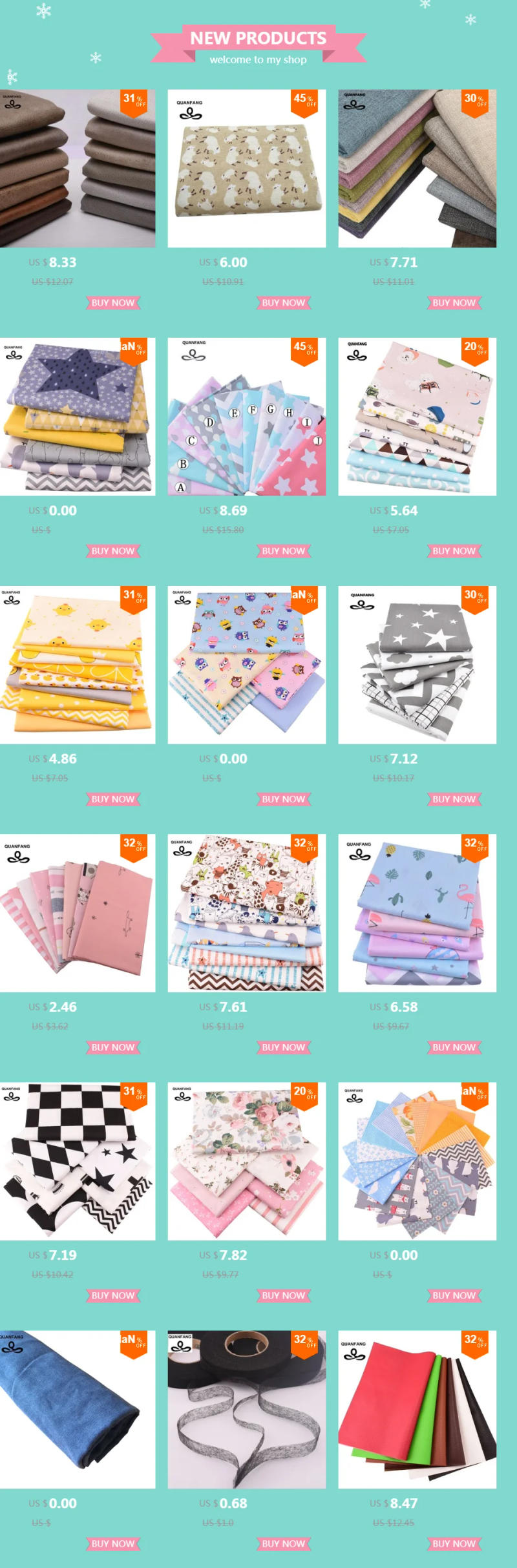 Description Picture 2 of itemQUANFANG 50x160cm Solid Color Lmitation Leather Faux Embossed PU Fabric For Sewing Bag Shoes Sofa Cloth Material Half Meter