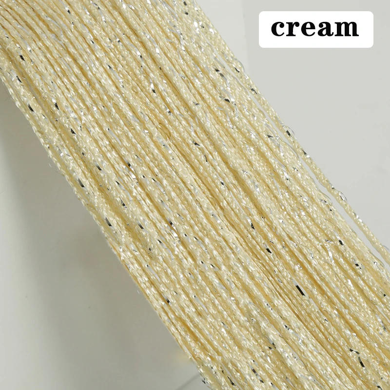 Description Picture 5 of itemGlitter Door String Curtain Silver Ribbon Shiny Tassel Flash Line Curtain Valance for Window Room Home Decoration