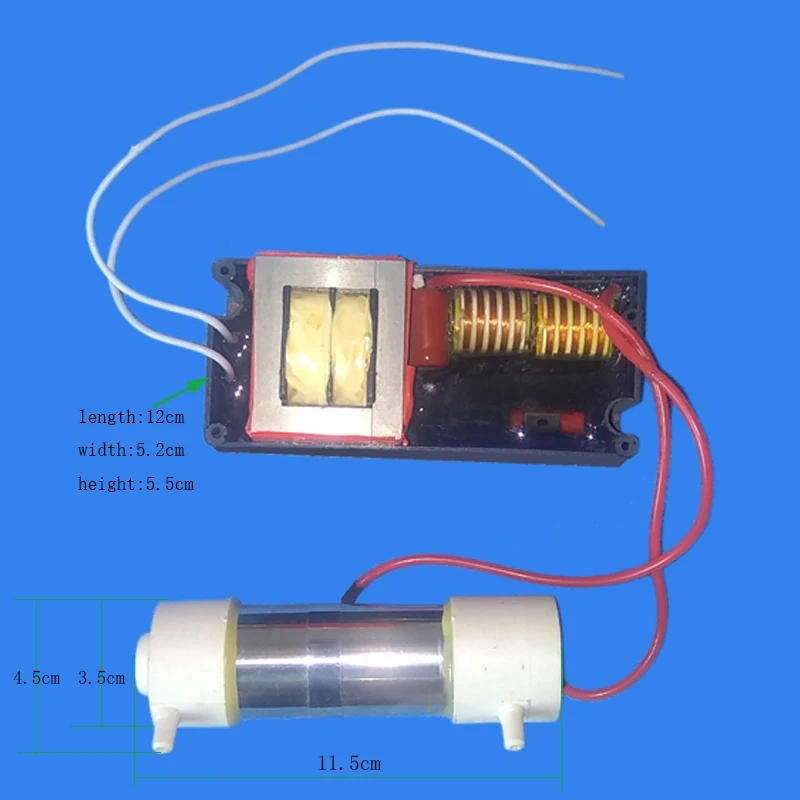 Description Picture 4 of itemLong Life 1G Silica Tube Ozone Generator For Air and Water Sterilization Air Cooled  Ozonizador  Ozonizer + Optional Accessory