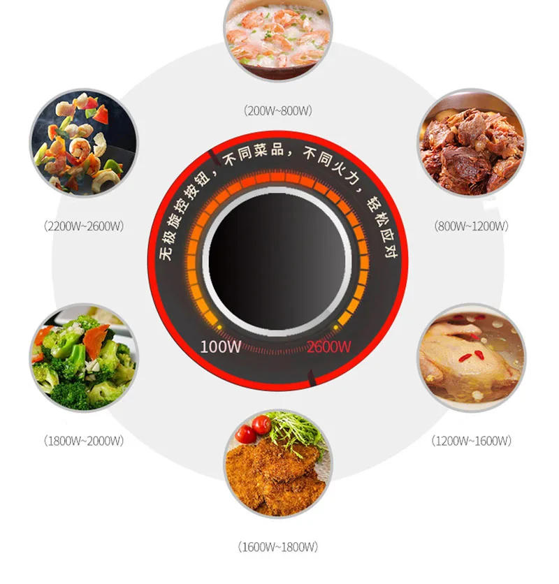 Description Picture 2 of itemElectric TaoLu household stir-fried induction cooker new tea stove smart desktop hot pot light wave stove ceramic furnace D277