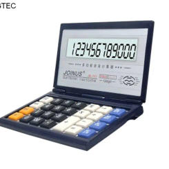 LIZENGTEC Folding Calculator Fashion Business Finance Battery with Alarm clock 12 Digit Big Button