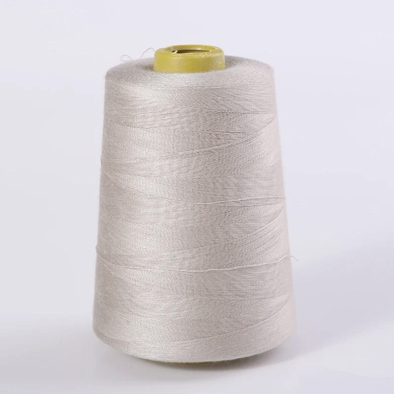 Description Picture 2 of item8000 Yards Beige Industrial Overlock Sewing Machine Polyester Thread Sewing Line
