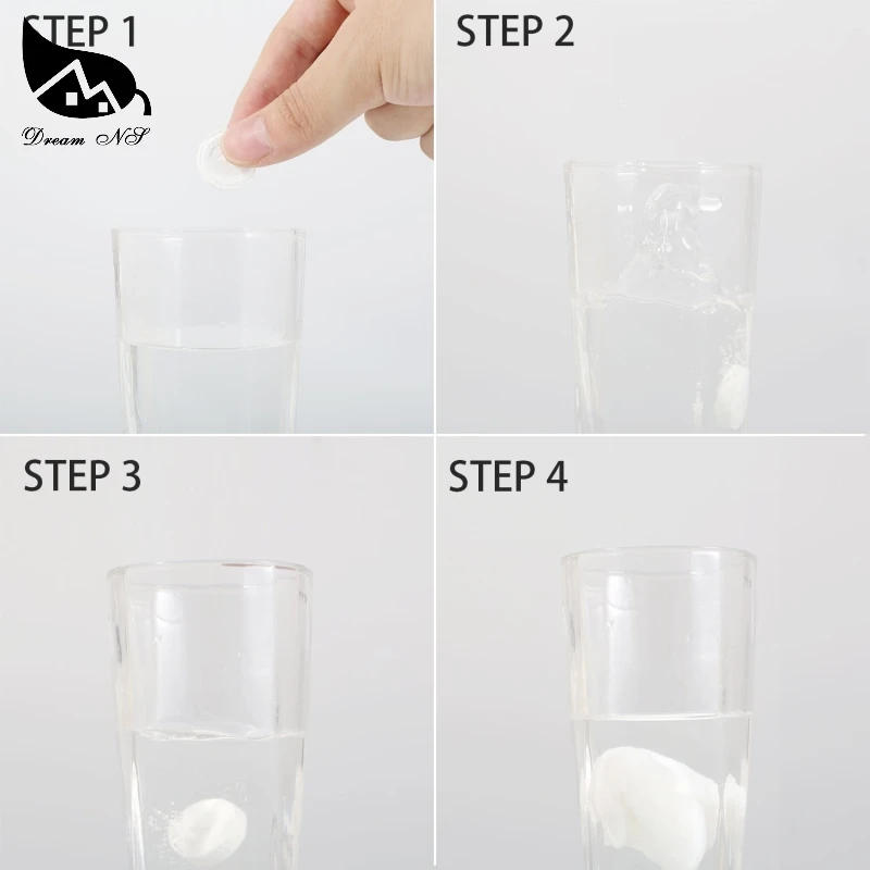 Description Picture 4 of itemDream NS White Compressed Towels Coin Camping BBQ Fishing Fitness Sport Travel Wipes Toilet Paper Tablets for Home 100pcs/bag