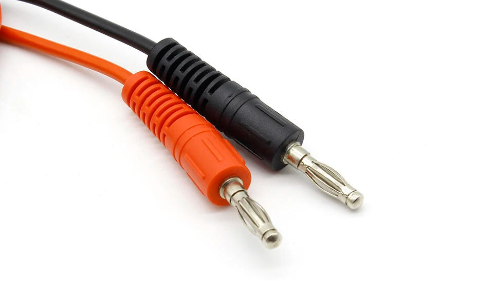 Description Picture 3 of item1 pair Multimeter Dual Test Hook Clip to Male Banana Plug Cable