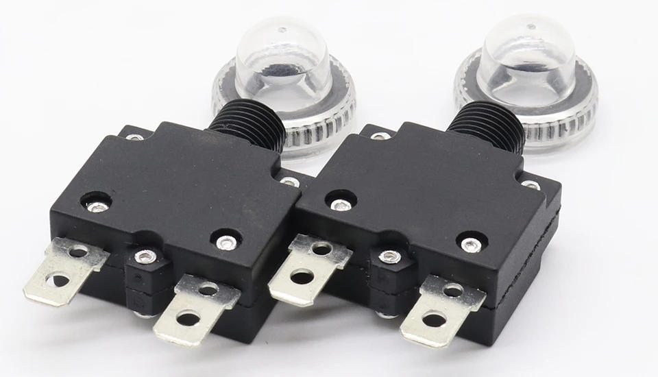 Description Picture 3 of itemthermal switch overload protector push button 3A,4A,5A,6A ,7A,7.5A,8A,10A,15A,18A,20A,25A ,30A circuit breaker+waterproof cover
