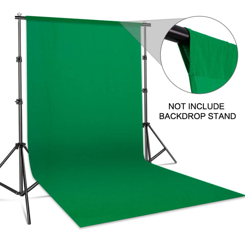 Description Picture 6 of itemPhotography Background Backdrop Smooth Muslin Cotton Green Screen Chromakey Cromakey Background Cloth For Photo Studio Video