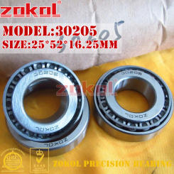 ZOKOL 30205 7205E Tapered Roller Bearing 25*52*16.25mm