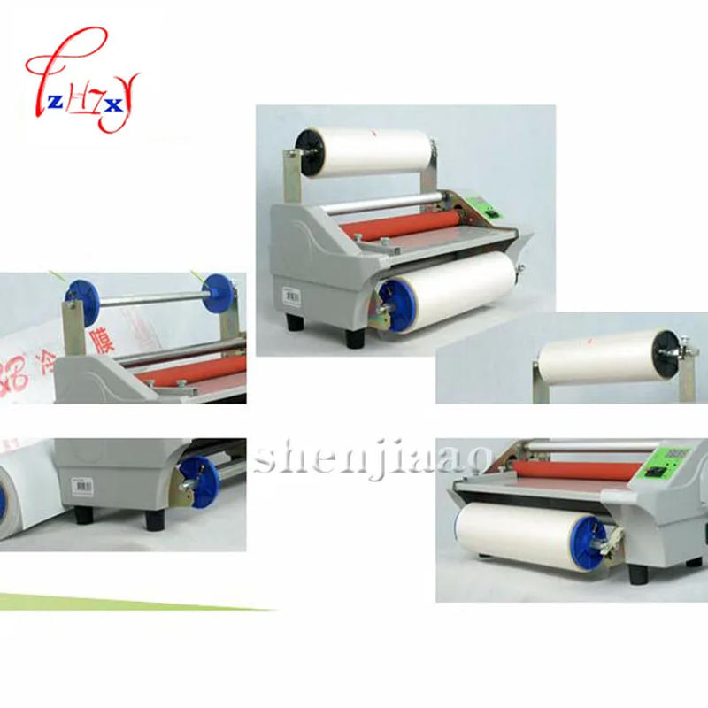 Description Picture 5 of itemA3 paper laminating machine cold roll laminator Four Rollers worker card office file laminator FM360 110v/220v laminating machin