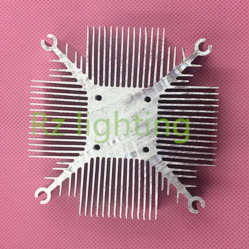 Description Picture 3 of item90x90x25mm  Pure aluminium heat sink radiator for Led Light cooler cooling