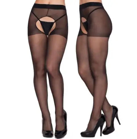 Description Picture 3 of itemShengrenmei NEW Pantyhose Plus Size Tights Fashion Stockings Women Ladies Sexy Lingerie Open Crotch Tights Medias Dropshipping