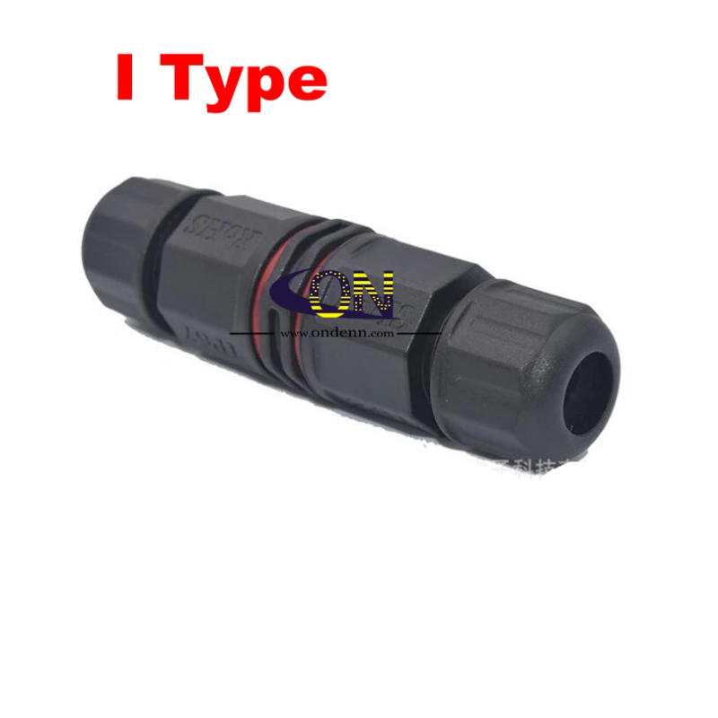 Description Picture 3 of itemWaterproof I Type T Type Electrical Cable Wire 3-pin Connector IP67 for Outdoor light LED Garden Light Underground Light Using