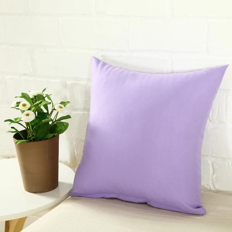Description Picture 6 of itemYWZN Candy Color Cushion Cover Simple Solid Color Throw Pillow Case Black and White Decorative Pillowcase Car Cushion Cover