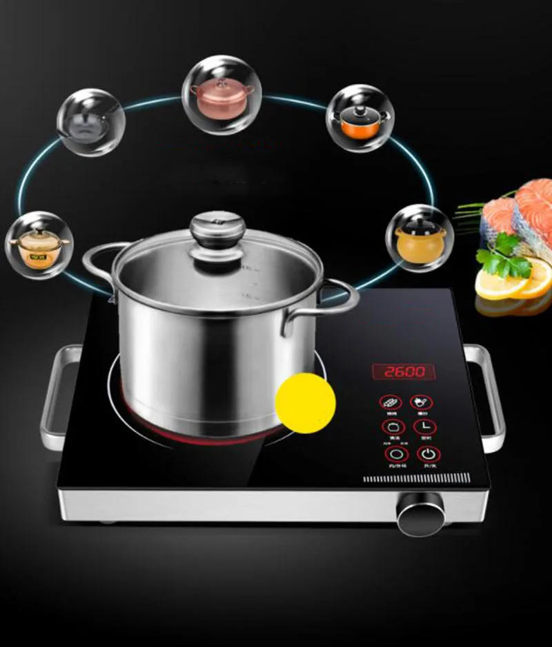 Description Picture 4 of itemElectric TaoLu household stir-fried induction cooker new tea stove smart desktop hot pot light wave stove ceramic furnace D277