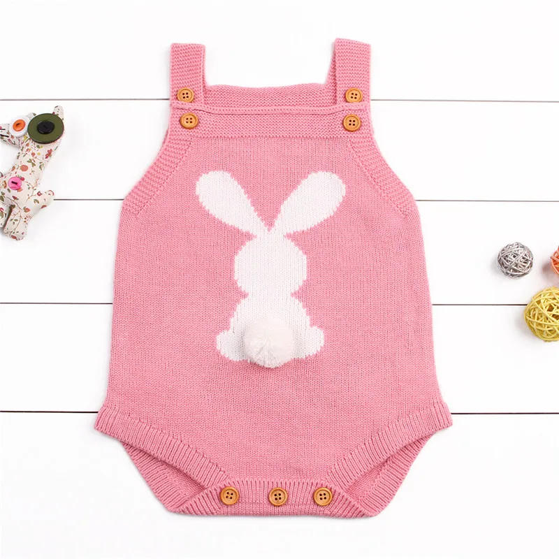 Description Picture 5 of itemCitgeett Newborn Baby Boys Girls Rabbit Knitting Wool Sleeveless Bodysuit Jumpsuit Outfits Cute Sweater Anime Clothing