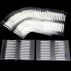 240 Pairs Makeup Clear Lace mesh Eyelid Stripe Big eyes Invisible double fold eyelid shadow sticker Double Eyelid Tape Tools