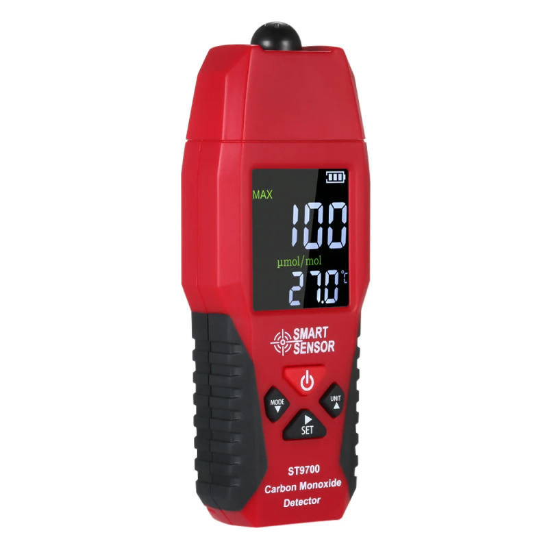 Description Picture 3 of item2 in 1 CO Gas Detector Temperature Meter Carbon Monoxide Analyzer Air Quality Monitor Gas Leak Analyzers LCD Color Display