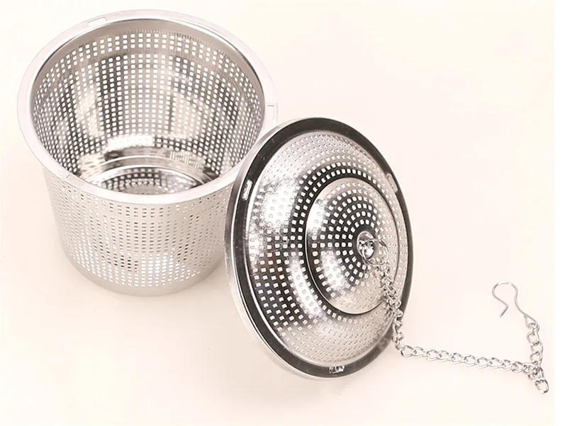 Description Picture 6 of itemSeasoning Spice ball Basket 304 tea ball stainless steel flavor Bag Hot pot taste Halogen box Bag Soup Taste Box strainer basket