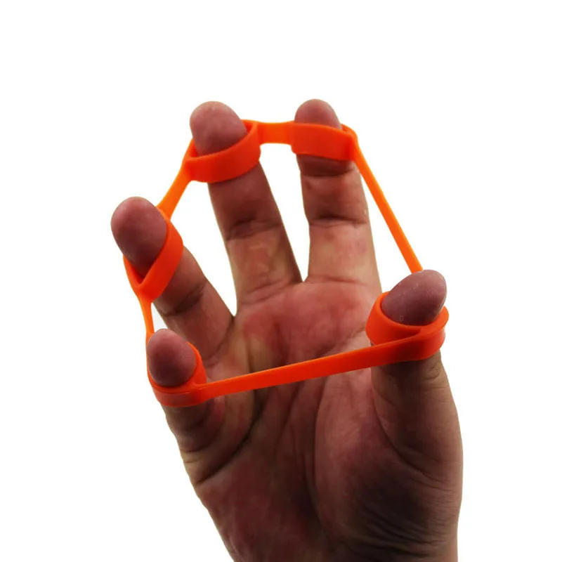 Description Picture 4 of itemHand Gripper Silicone Finger Expander Exercise Hand Grip Wrist Strength Trainer Finger Exerciser Resistance Bands Fitness