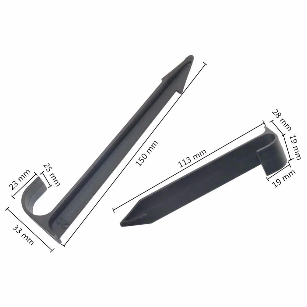 Description Picture 5 of item10pcs "C" Shape Ground Stakes for DN16,DN20 pipe Drip Irrigation hose tube holder Brackets garden water connector