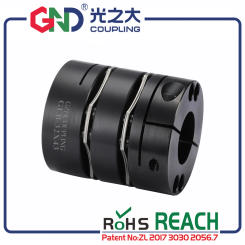 Steel Shaft Coupling 8 Screw High Rigidity Double Disc Coupler Clamp Series GND