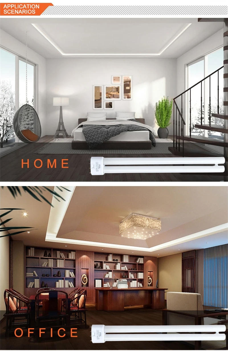 Description Picture 2 of itemPL-L 2G11 Fluorescent Tube 18W 24W 36W 40W Energy Saving Lamp CFL 4 Pins Twin-Tube Energy-saving Light Bulb H Tubes White Yellow