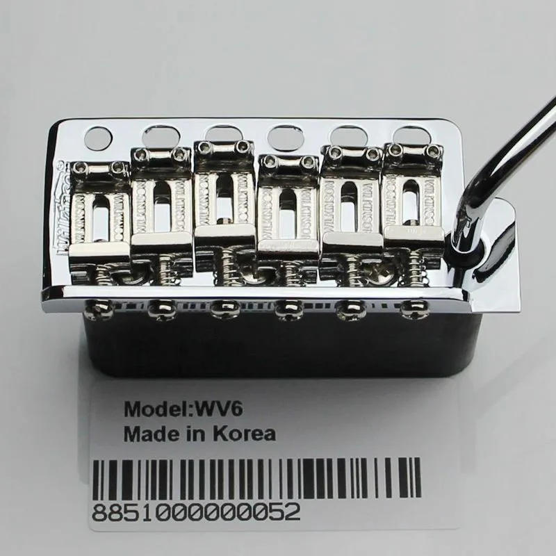 Description Picture 4 of itemKorea ST Guitar Wilkinson WV6 Tremolo Bridge + Bent Steel Saddles