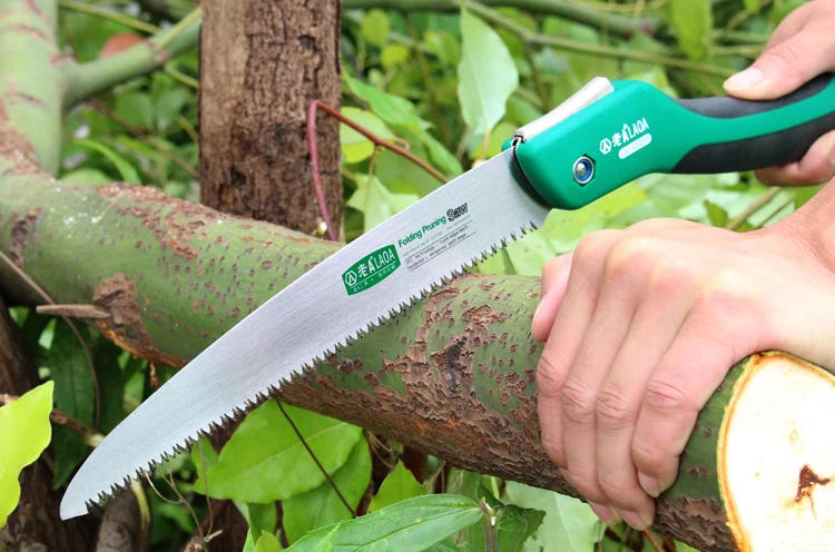 Description Picture 4 of itemLAOA 10 inch 7T/9T/12T Wood Folding Saw Outdoor For Camping SK5 Grafting Pruner for Trees Chopper Garden Tools Unility Knife