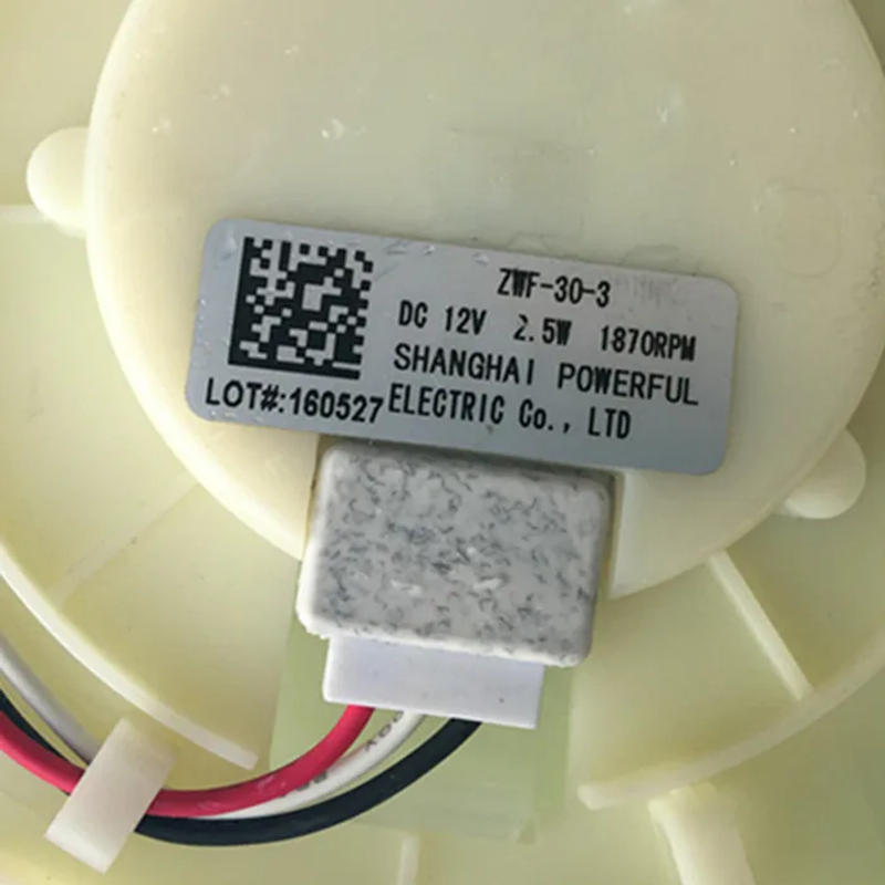 Description Picture 4 of itemNew for Refrigerator Motor ZWF-30-3 DC12v Refrigeration Zwf 30 3 Fan for Samsung Haier Midea Refrigerator Parts BCD-430WP9C