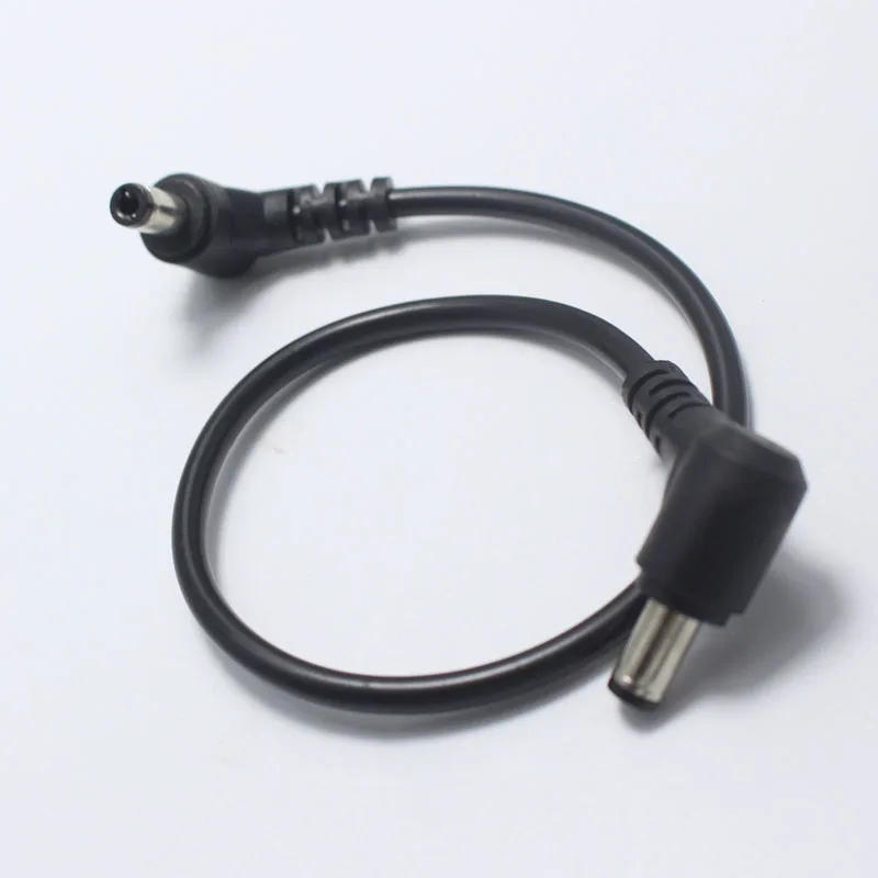 Description Picture 2 of item1pcs 22AWG DC Power Plug L-shaped 5.5X2.5mm / 5.5*2.5 male 90 Right Angle Jack with Cord Connector Cable 30cm