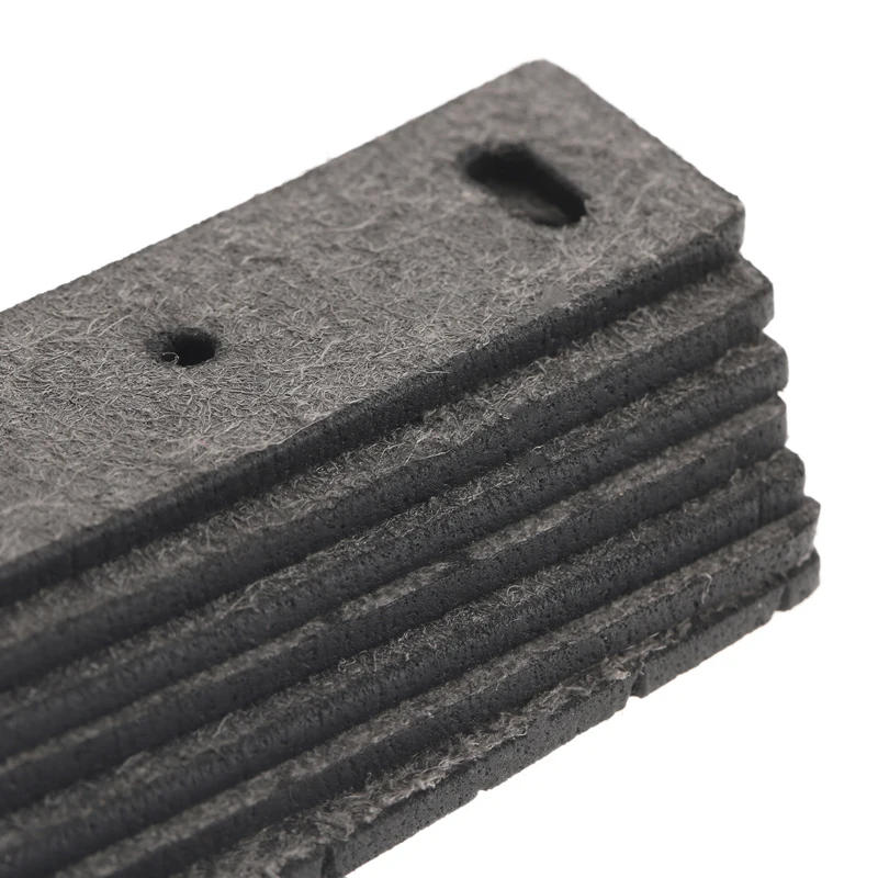 Description Picture 5 of item10Pcs Microfiber Leather Catapult Pouches Hunting Rubber Band Shooting Bow Estilingue Slingshots Pouch With Square Holes 58*18mm