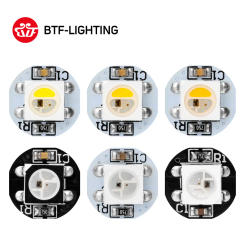 10 Pcs WS2812B LED Chip with Heatsink Board 10mm x 3mm WS2811 IC 5050 SMD RGB LED SK6812 RGBW RGBNW RGBWW Black White PCB DC5V