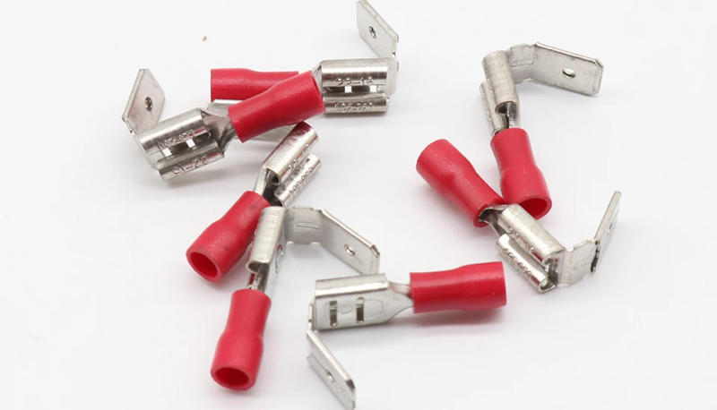 Description Picture 2 of item20x Crimping Connectors Piggyback Female Spade Connector Terminals Brass printed with Sn