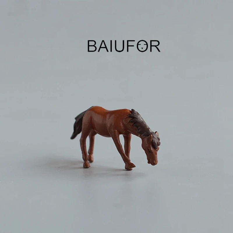 Description Picture 6 of itemBAIUFOR Miniatures Terrarium Animals Mini Horse & Deer Fairy Garden Figurines Dollhouse Decor Succulents Decor Home Accessories