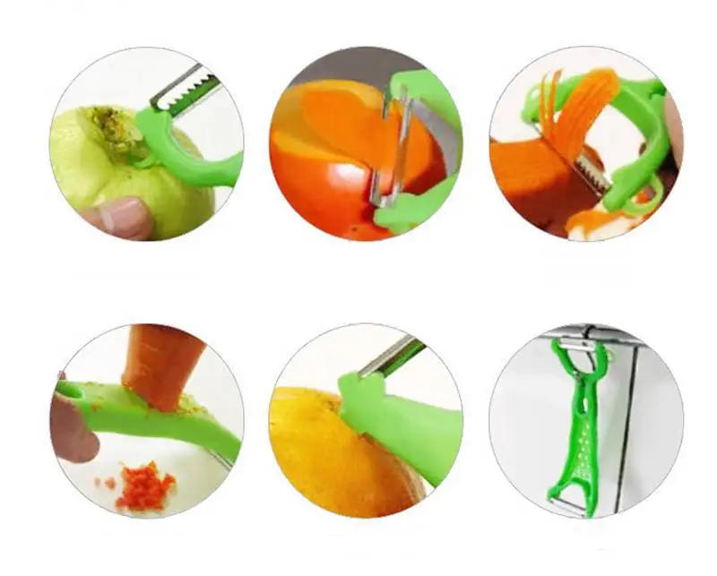 Description Picture 3 of itemKitchen Parer Slicer Gadget Vegetable Fruit turnip Slicer Cutter Carrot Shredder Vegetable and fruit tools