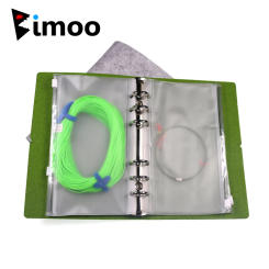 Bimoo  1Piece +10 inner Bags Fly Fishing Line Tippet Pocket Storage Bag Fishing Fly Accessory Wallet Removable Fly Line Holder